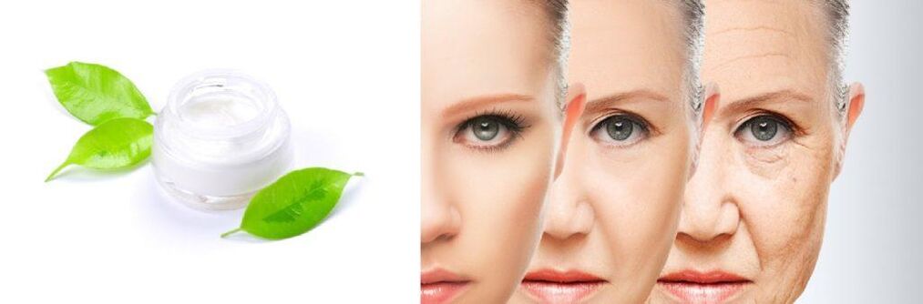 Αντιγηραντική μάσκα προσώπου